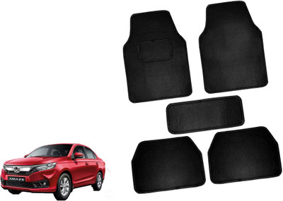 AUTO PEARL Polyester Standard Mat For  Honda Amaze(Black)