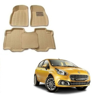 KBTR Plastic 3D Mat For  Fiat Punto Evo(Beige)