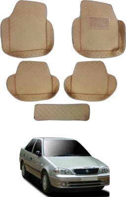 MATIES Leatherite 7D Mat For  Maruti Suzuki Esteem(Beige)