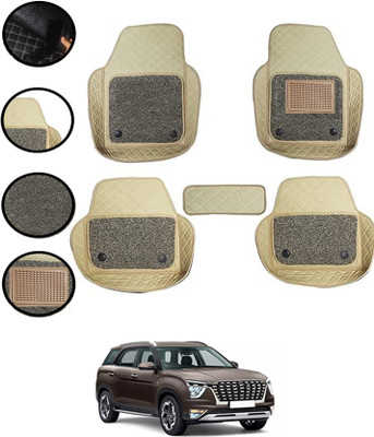 MSNP Leatherite 7D Mat For  Hyundai Alcazar(Beige)