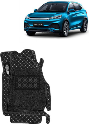 Kingsway Leatherite 7D Mat For  Universal For Car(Black)