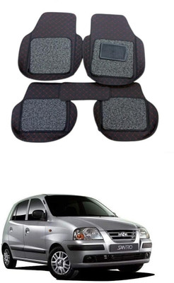KUNTAIL Leatherite 7D Mat For  Hyundai Santro(Black)