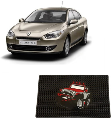 ARNEJA Rubber Standard Mat For  Renault Fluence(Black)