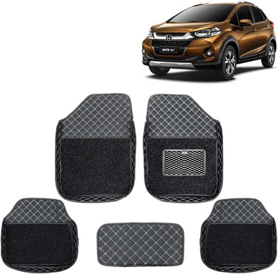 Kingsway Leatherite 7D Mat For  Honda WRV(Black)