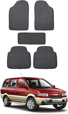 MATIES Leatherite Standard Mat For  Chevrolet Tavera(Black)