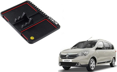 GS Grow n Shine Rubber Standard Mat For  Renault Lodgy(Black)