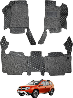 Auto Hub Leatherite 7D Mat For  Renault Duster(Black)