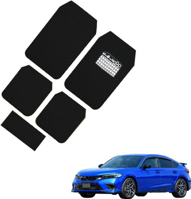 INSURE AUTOMOTIVE PVC Standard Mat For  Honda Civic(Black)