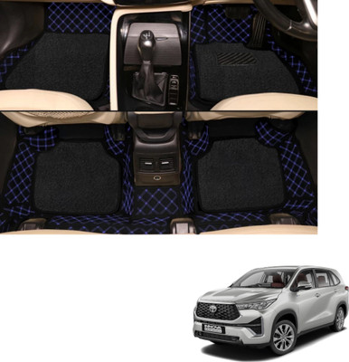 Autoclow Leatherite 7D Mat For  Toyota Innova(Blue, Black)