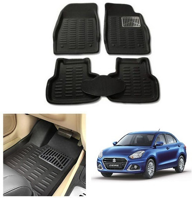After cars PVC 3D Mat For  Maruti Suzuki WagonR(Black)