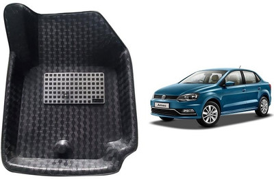 ROSHNEER ENTERPRISES PVC Tray Mat For  Volkswagen Ameo(Black)