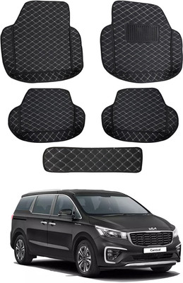 MATIES Leatherite 7D Mat For  Kia Carnival(Black)