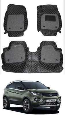 onefit enterprises Leatherite 7D Mat For  Tata Nexon(Black)