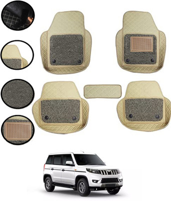 AYW Leatherite 7D Mat For  Mahindra Bolero Neo(Beige)