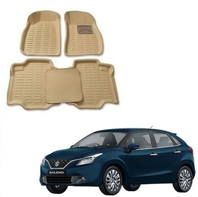 KBTR Plastic 3D Mat For  Maruti Suzuki Baleno(Beige)