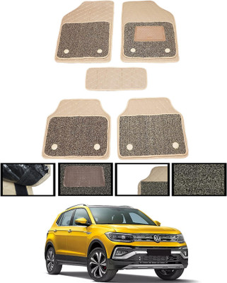 MSNP Leatherite 7D Mat For  Volkswagen Taigun(Beige)