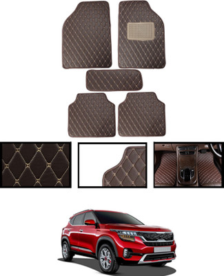MATIES Leatherite Standard Mat For  Kia Sonet(Brown)