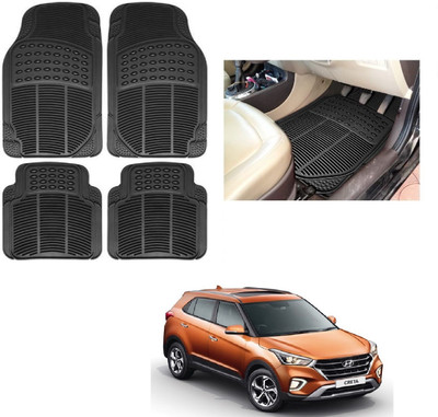 ROSHNEER ENTERPRISES Rubber Standard Mat For  Hyundai Creta(Black)