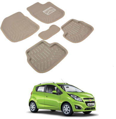 ROSHNEER ENTERPRISES PVC 3D Mat For  Chevrolet Beat(Beige)