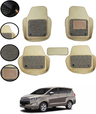 AYW Leatherite 7D Mat For  Toyota Innova Crysta(Beige)