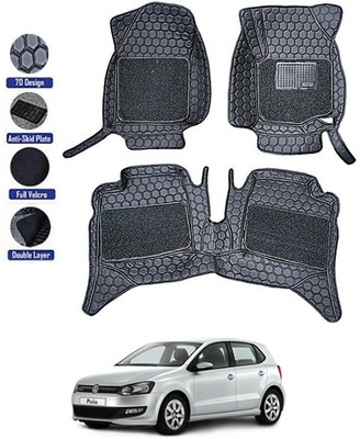 AYW Leatherite 7D Mat For  Volkswagen Polo(Black)