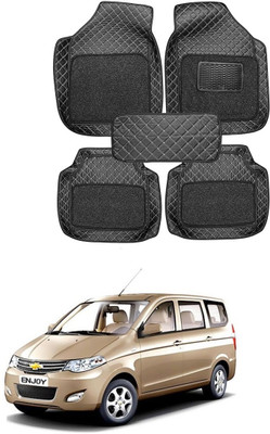 arneja trading company Leatherite 7D Mat For  Chevrolet Enjoy(Black)