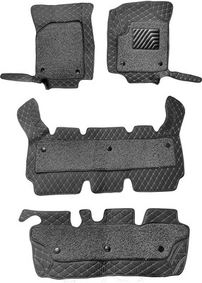 JAI Leather 7D Mat For  Toyota Innova Crysta(Black)