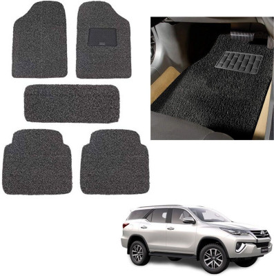 autokaar PVC, Rubber Standard Mat For  Toyota Fortuner(Grey, Black)