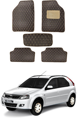 MATIES Leatherite Standard Mat For  Mahindra Verito Vibe(Black)