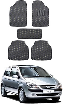 MATIES Leatherite Standard Mat For  Hyundai Getz(Black)