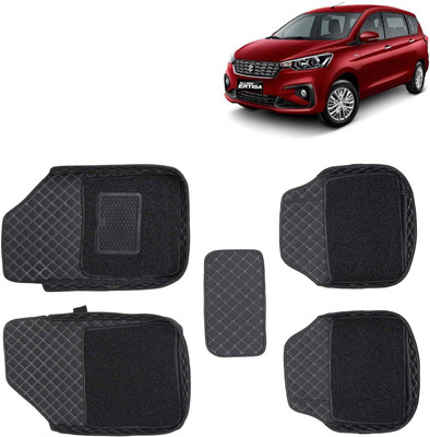 Kingsway Leatherite 7D Mat For  Maruti Suzuki Ertiga(Black)