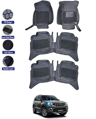 AYW Leatherite 7D Mat For  Mahindra Scorpio N(Black)