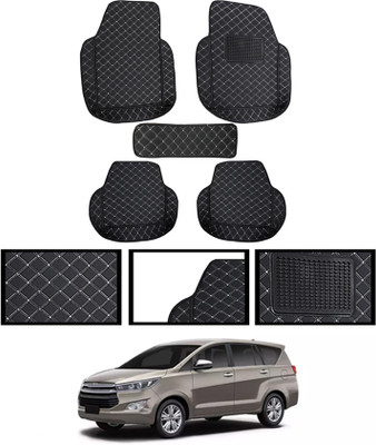 AYW Leatherite 7D Mat For  Toyota Innova Crysta(Black)