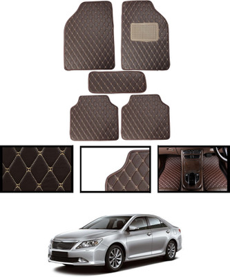 ABJD Leatherite Standard Mat For  Toyota Camry(Brown)
