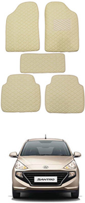 MATIES Leatherite Standard Mat For  Santro(Beige)