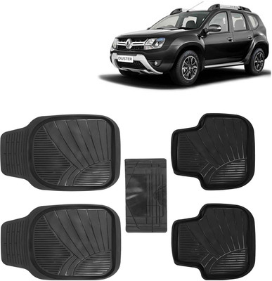 Kingsway PVC Tray Mat For  Renault Duster(Black)