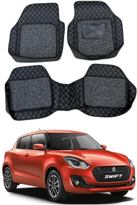 ARNEJA Leatherite 7D Mat For  Maruti Suzuki Swift(Black)