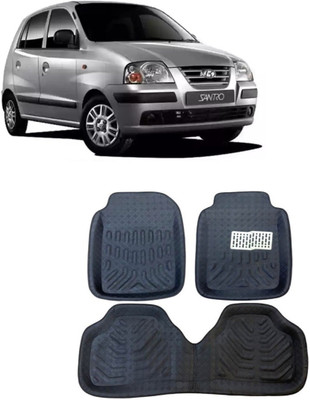 arneja trading company Polyutherine 3D Mat For  Hyundai Santro Xing(Black)