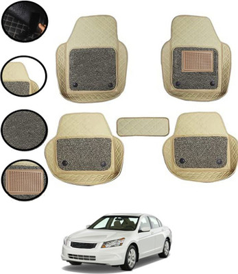 zplus Leatherite 7D Mat For  Honda Accord(Beige)