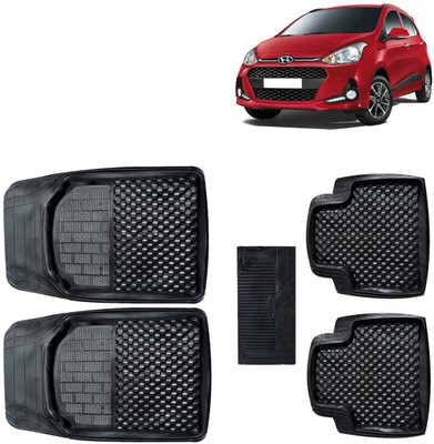 Kingsway PVC Tray Mat For  Hyundai Grand i10(Black)
