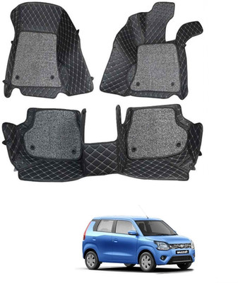 arneja trading company Leatherite 7D Mat For  Maruti Suzuki Wagon R 1.0(Black)