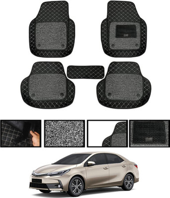 MATIES Leatherite 7D Mat For  Toyota Altis(Black)