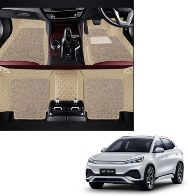 Autoclow Leatherite 7D Mat For  Hyundai Creta(Beige)