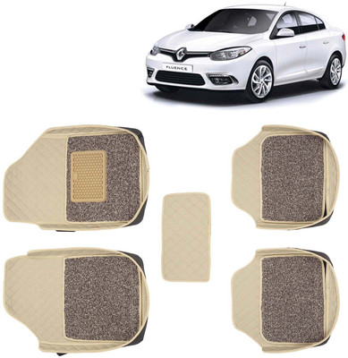 Kingsway Leatherite 7D Mat For  Renault Fluence(Beige)