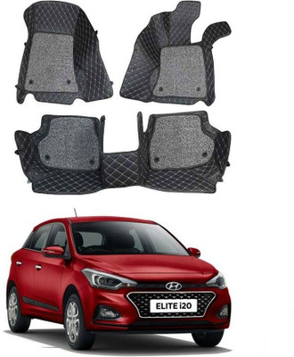 TOFIT ENTERPRISE Leatherite 7D Mat For  Hyundai Elite i20(Black)