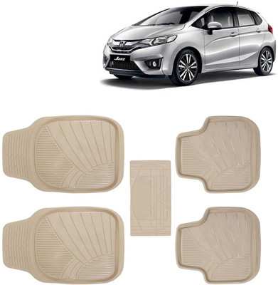 Kingsway PVC Tray Mat For  Honda Jazz(Beige)