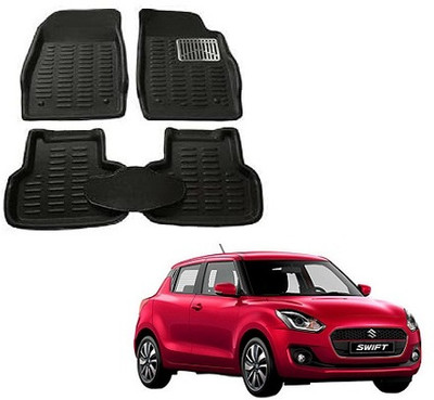 KBTR PVC 3D Mat For  Maruti Suzuki Swift(Black)