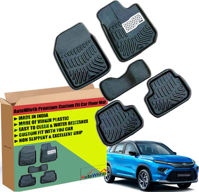 Autowhrib Plastic 3D Mat For  Toyota Urban Cruiser Hyryder(Black)