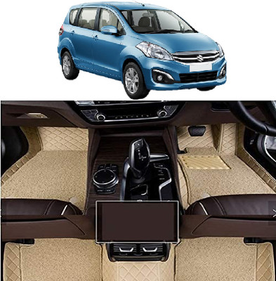 INSURE AUTOMOTIVE Leather 7D Mat For  Maruti Suzuki Ertiga(Beige)