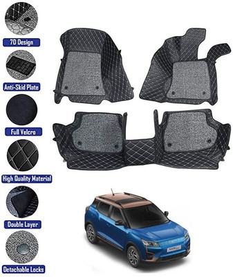 TOFIT ENTERPRISE Leatherite 7D Mat For  Mahindra Universal For Car(Black)